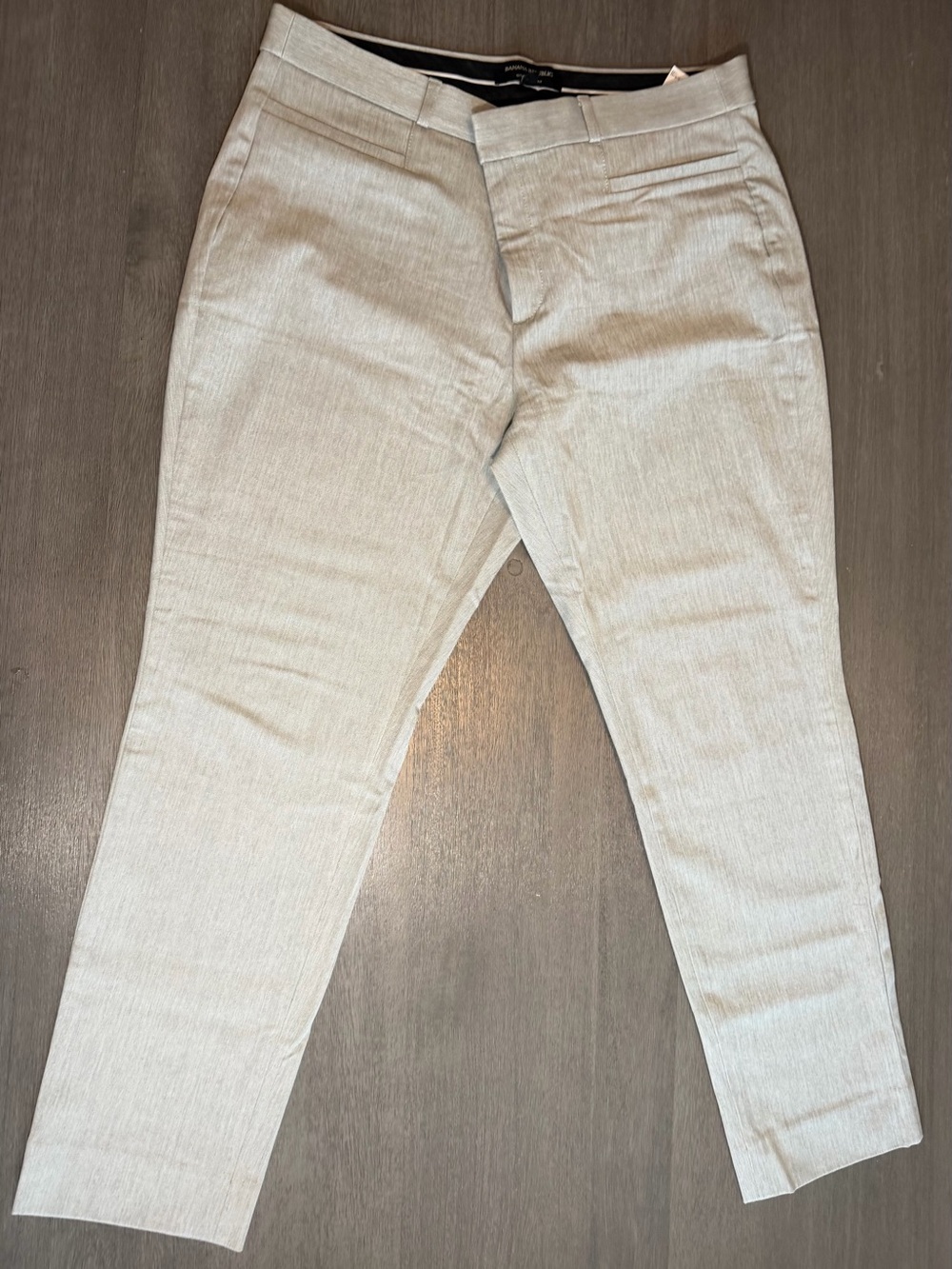Banana Republic Sloan Curvy Fit Gray Ankle Pants Size 14